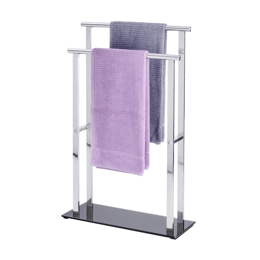 WENKO 22089100 – Cabideiro LAVA 52x81,5 cm aço inoxidável/prateado/preto