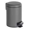 WENKO 22148100 - Lixeira LEMAN 17x25 cm cinzento/preto