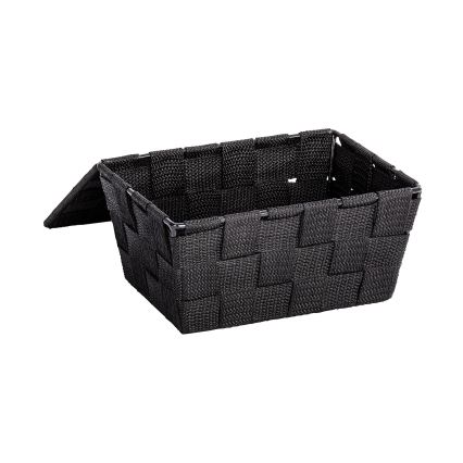 WENKO 22197100 - Cesto ADRIA 19x14 cm preto