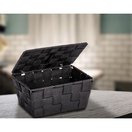 WENKO 22197100 - Cesto ADRIA 19x14 cm preto