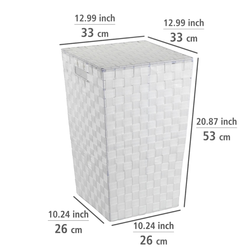 WENKO 22277100 - Cesto ADRIA 33x53 cm branco