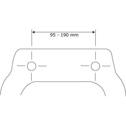 WENKO 22402100-WC assento para sanita SAMOS 44,5x37,5 cm cinzento/prateado