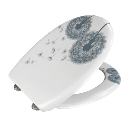 WENKO 22409100-WC assento sanitário ASTERA 45x38 cm multicolorido/prateado