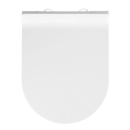 WENKO 22415100-Assento sanitário HABOS 46x36 cm branco/prateado
