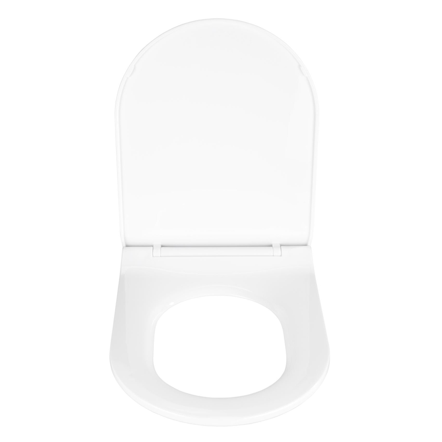 WENKO 22415100-Assento sanitário HABOS 46x36 cm branco/prateado