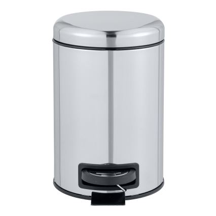 WENKO 22444100 - Cesto LEMAN 17x25 cm aço inoxidável/prateado/preto
