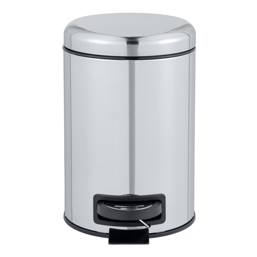 WENKO 22444100 - Cesto LEMAN 17x25 cm aço inoxidável/prateado/preto