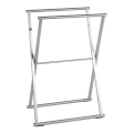 WENKO 22476100 - Suporte para toalhas LAVA 53,5x80,5 cm aço inoxidável/prateado