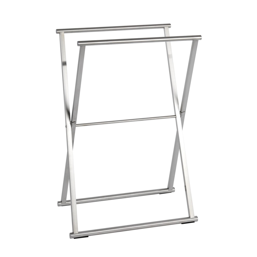 WENKO 22476100 - Suporte para toalhas LAVA 53,5x80,5 cm aço inoxidável/prateado