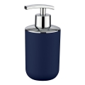 WENKO 22519100 - Dispensador de sabão BRASIL 320 ml azul/cromado brilhante