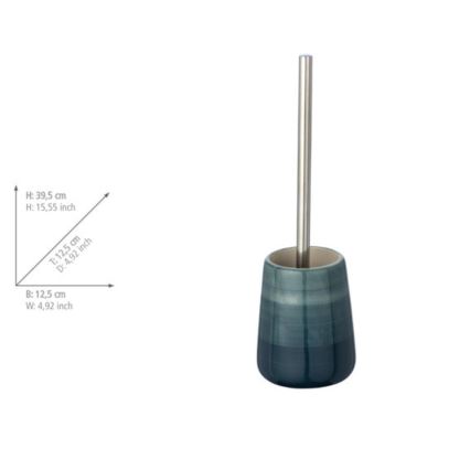 WENKO 22648100 - Conjunto de WC POTTERY 12,5x39,5 cm turquesa