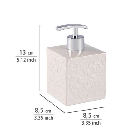 WENKO 22650100 - Dispensador de sabão CORDOBA 500 ml branco