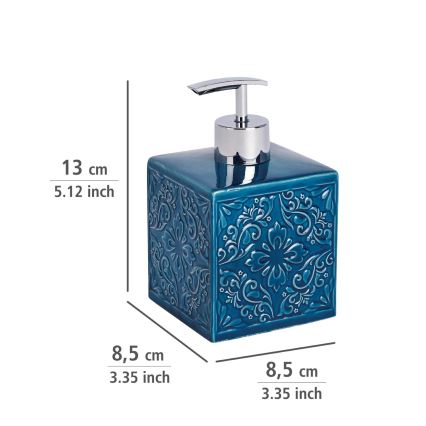 WENKO 22653100 - Dispensador de sabão CORDOBA 500 ml azul