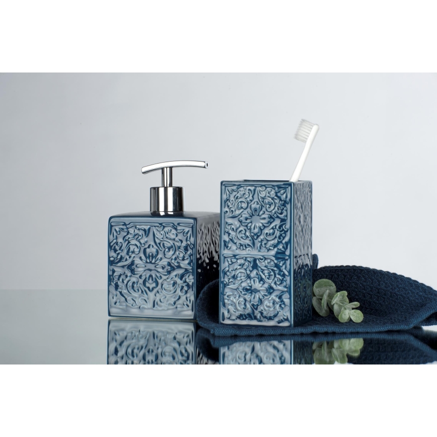 WENKO 22653100 - Dispensador de sabão CORDOBA 500 ml azul