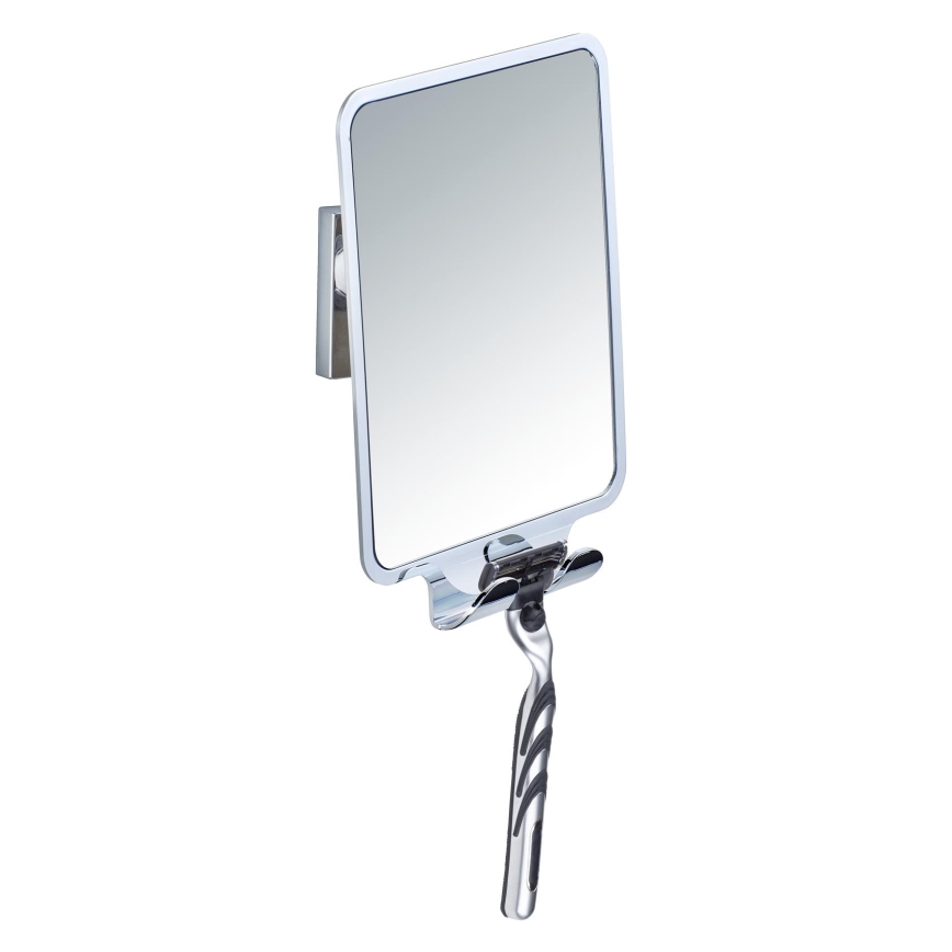 WENKO 22693100 - Espelho de maquilhagem VACUUM-LOC QUADRO ED 14x19,5 cm cromado brilhante