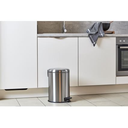 WENKO 22704100 - Cesto LEMAN 30,5x44 cm aço inoxidável/acetinado/preto