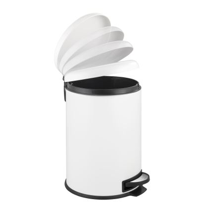 WENKO 22708100 - Cesto LEMAN 30,5x44 cm branco/preto