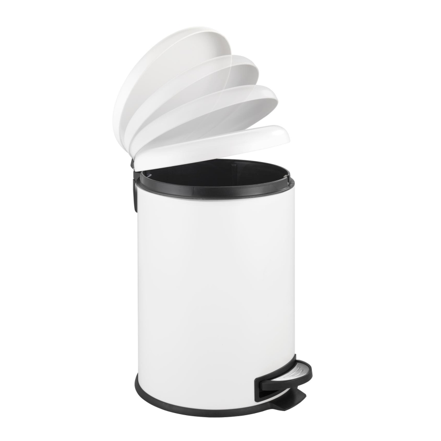 WENKO 22708100 - Cesto LEMAN 30,5x44 cm branco/preto