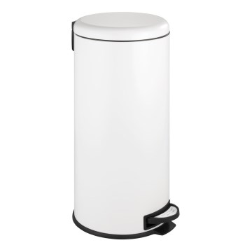 WENKO 22709100 - Cesto LEMAN 30,5x64 cm branco/preto