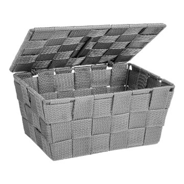 WENKO 22793100 - Cesto ADRIA 19x14 cm cinzento