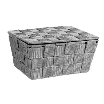 WENKO 22793100 - Cesto ADRIA 19x14 cm cinzento