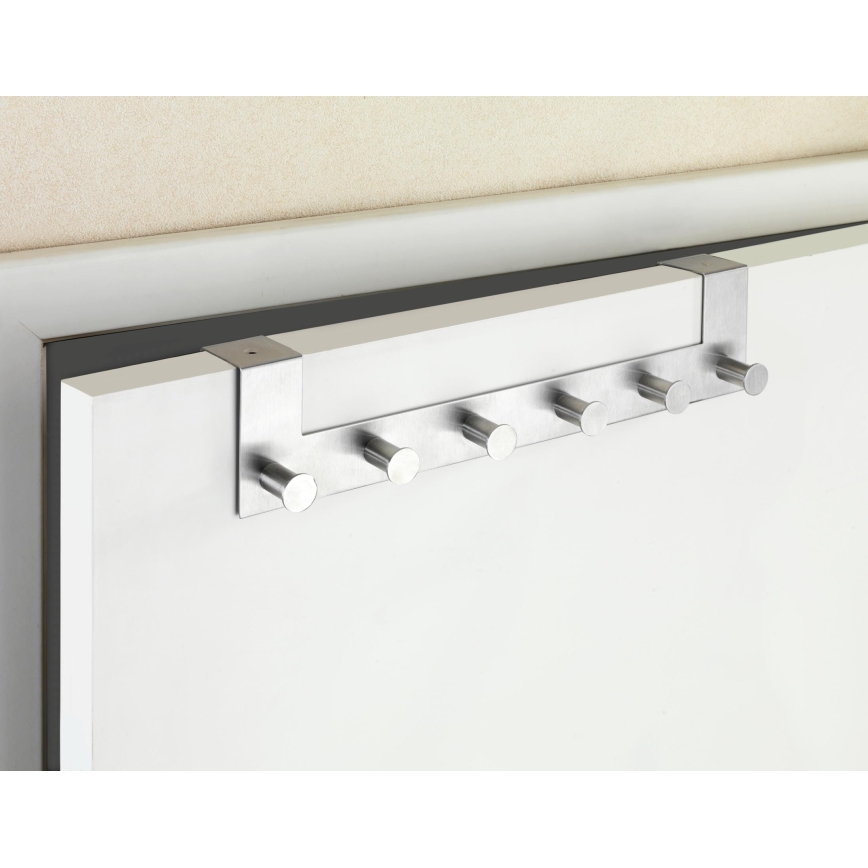 WENKO 22804100-Cabide CELANO 39x11 cm aço inoxidável/prateado