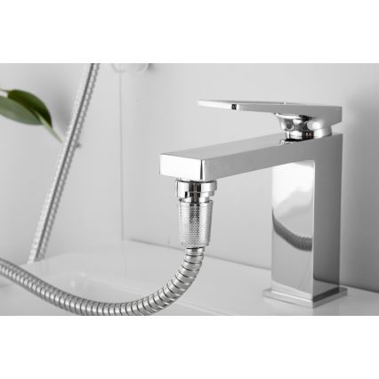 WENKO 22866100 - Duche UNIVERSAL 170x6,5 cm cromado brilhante/prateado/cinzento