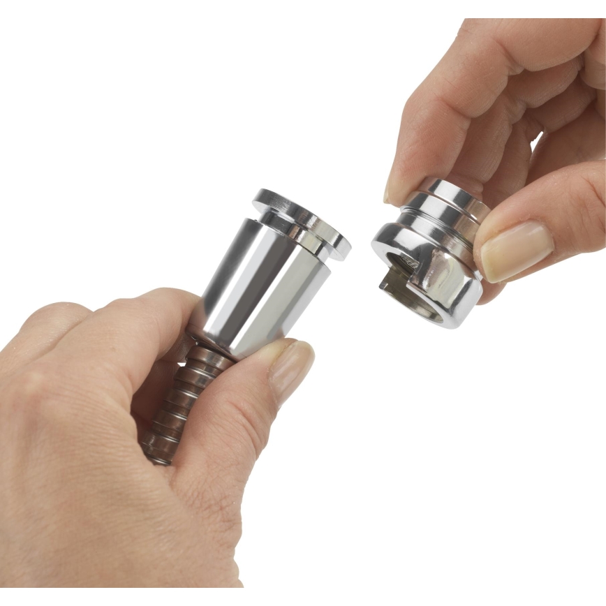 WENKO 22866100 - Duche UNIVERSAL 170x6,5 cm cromado brilhante/prateado/cinzento