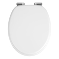 WENKO 22885100-WC assento de sanita URBIO 36x42,5 cm branco/prateado