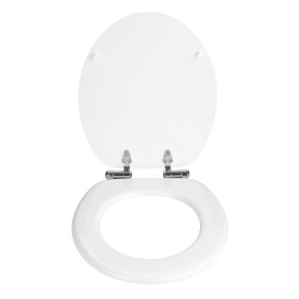 WENKO 22885100-WC assento de sanita URBIO 36x42,5 cm branco/prateado
