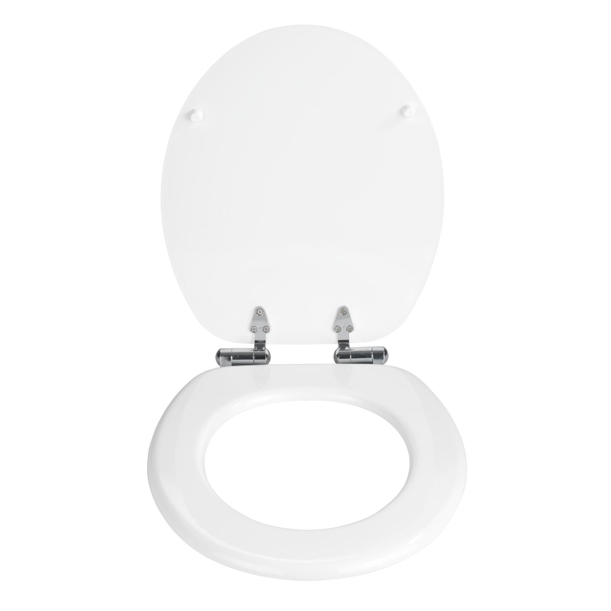 WENKO 22885100-WC assento de sanita URBIO 36x42,5 cm branco/prateado