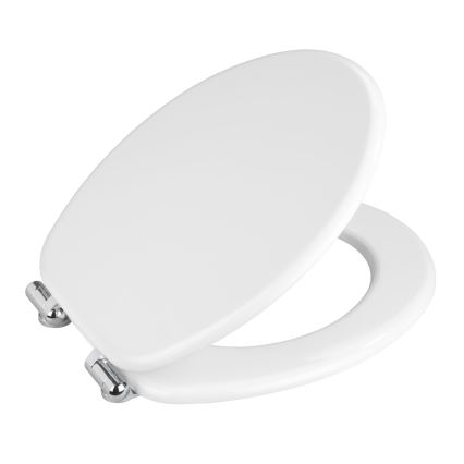 WENKO 22885100-WC assento de sanita URBIO 36x42,5 cm branco/prateado