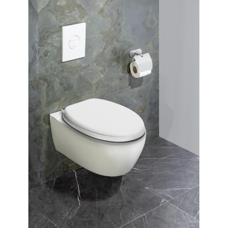 WENKO 22885100-WC assento de sanita URBIO 36x42,5 cm branco/prateado