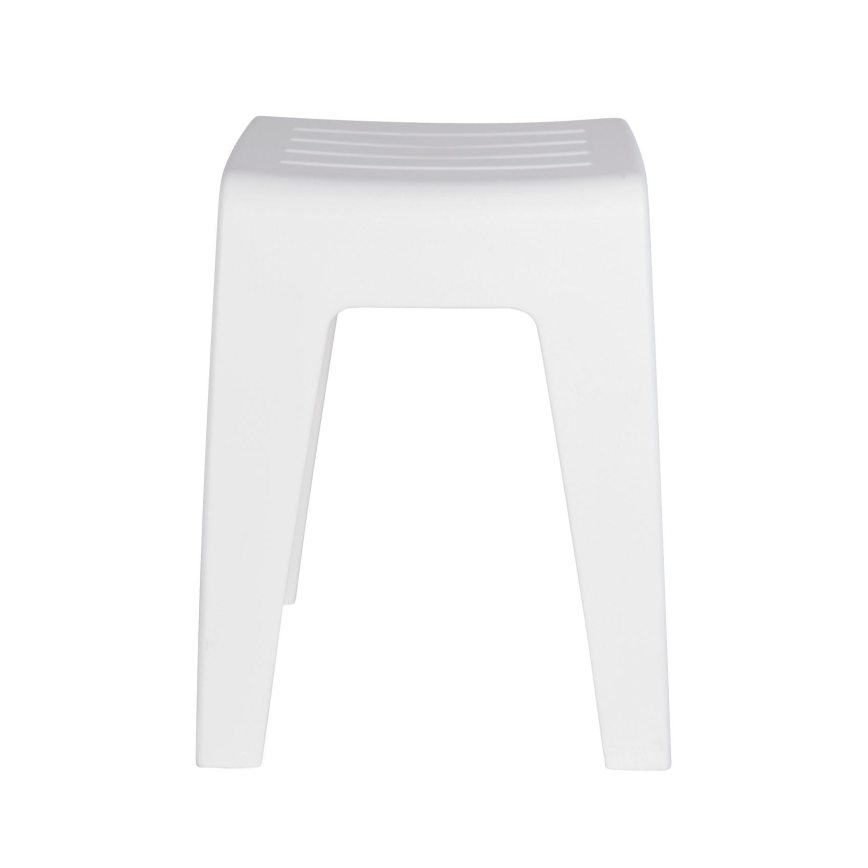 WENKO 22943100 - Banqueta KUMBA 38x47 cm branca