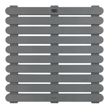 WENKO 22947100-Tapete de duche INDOOR & OUTDOOR 55x55 cm cinzento