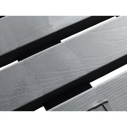 WENKO 22947100-Tapete de duche INDOOR & OUTDOOR 55x55 cm cinzento