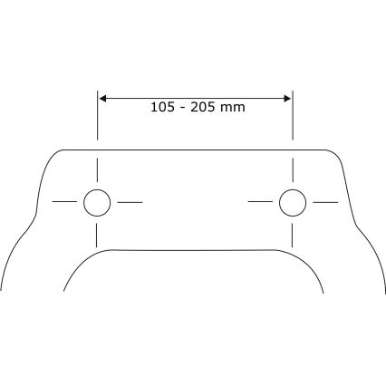 WENKO 22979100 - Assento de WC FAIA NATURAL 35,5x42,5 cm castanho/prateado