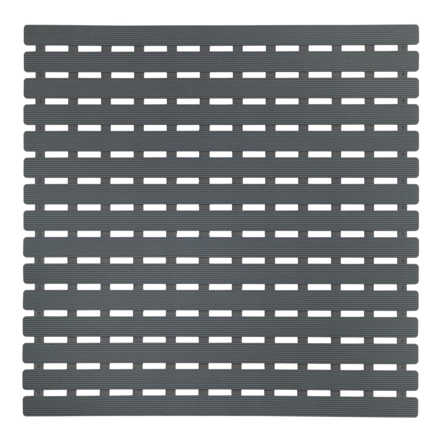 WENKO 23125100-Tapete de duche ARINOS 54x54 cm cinzento/cinzento