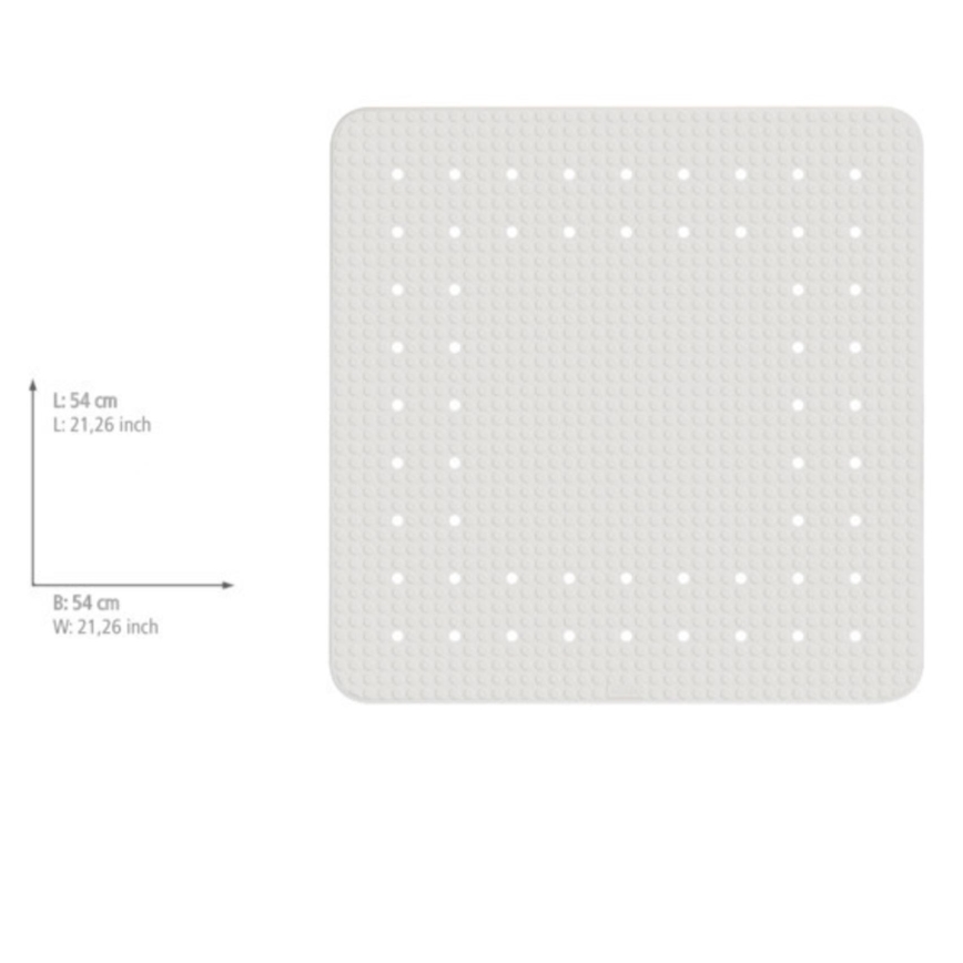 WENKO 23135100-Tapete de duche MIRASOL 54x54 cm branco