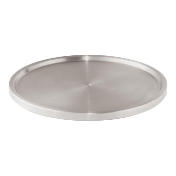 WENKO 2334100 - Bandeja em aço inoxidável 26,5x1,5 cm inox/prateada
