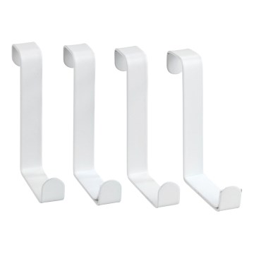 WENKO 23545100-Gancho para porta 7,6x6 cm branco