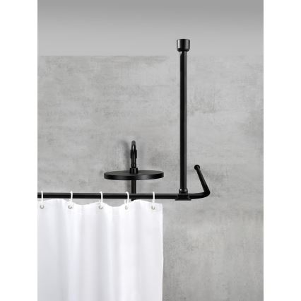 WENKO 23566100 - Suporte de tecto UNIVERSAL 57 cm preto