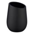 WENKO 23651800 - Copo para escovas de dentes BADI 8x11 cm preto