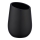 WENKO 23651800 - Copo para escovas de dentes BADI 8x11 cm preto
