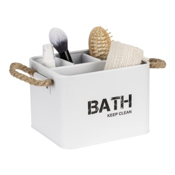 WENKO 23700100 - Caixa GARA 19x12,5 cm branca