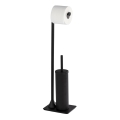 WENKO 23710100 - Escova de WC HELLA 15x69 cm preta