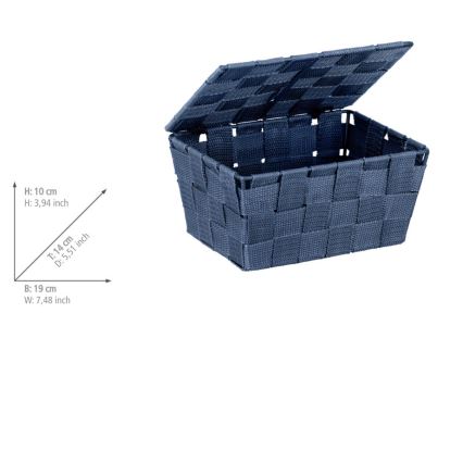 WENKO 23786100 - Cesto ADRIA 19x14 cm azul