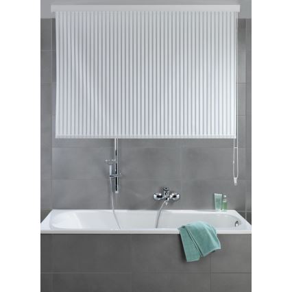 WENKO 23864100 - Cortina de duche em rolo 132x240 cm branca