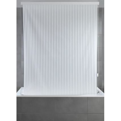WENKO 23864100 - Cortina de duche em rolo 132x240 cm branca