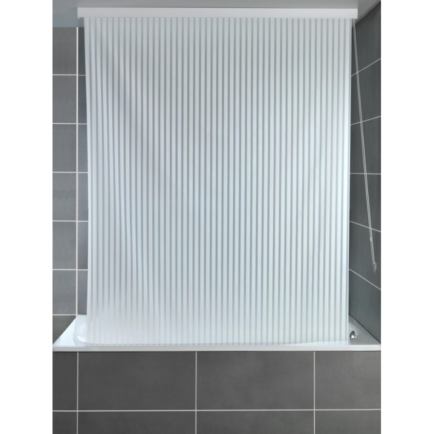 WENKO 23864100 - Cortina de duche em rolo 132x240 cm branca